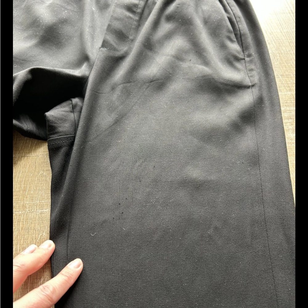 ▶️ Vince Jogger Pants Black Pockets High Rise tapered Women’s M modal blend - Picture 7 of 12